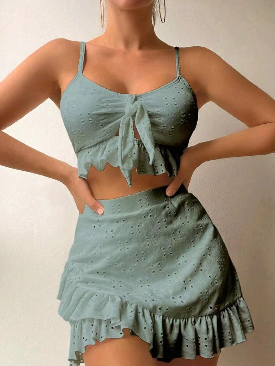 Women's Crop Top and Skirt Set – Élanora