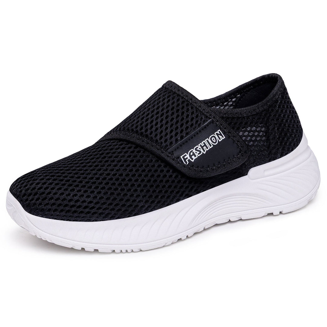 Women's Breathable Slip-On Sneakers with Elastic Closure EB