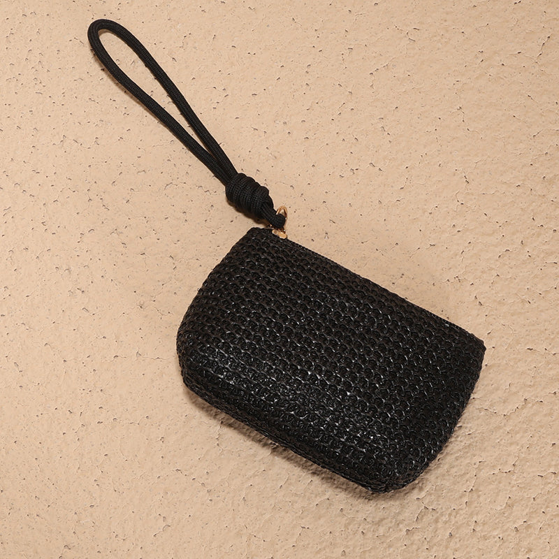Vintage Straw Wallet
