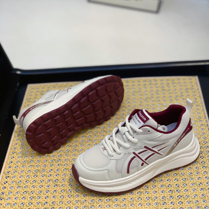 Women's Comfortable Mesh Running Shoes with Cushioning Sole and Sporty Design EB