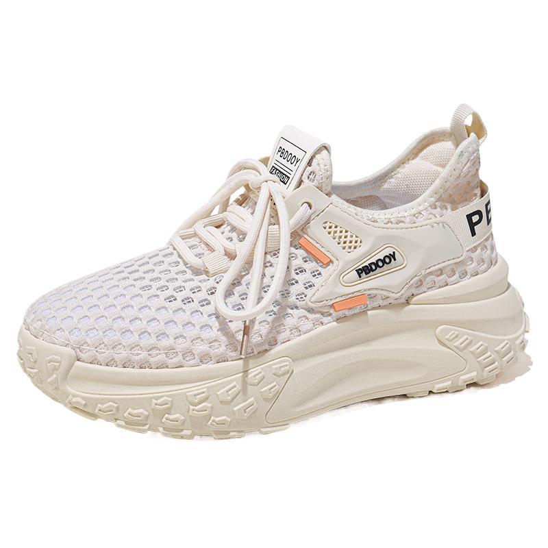 Women's Breathable Running Sneakers with Flexible Sole and Cushioning Material EB
