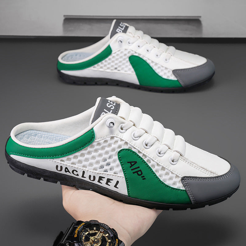 Women's Breathable Casual Shoes with Flexible Sole and Open Heel Area EB