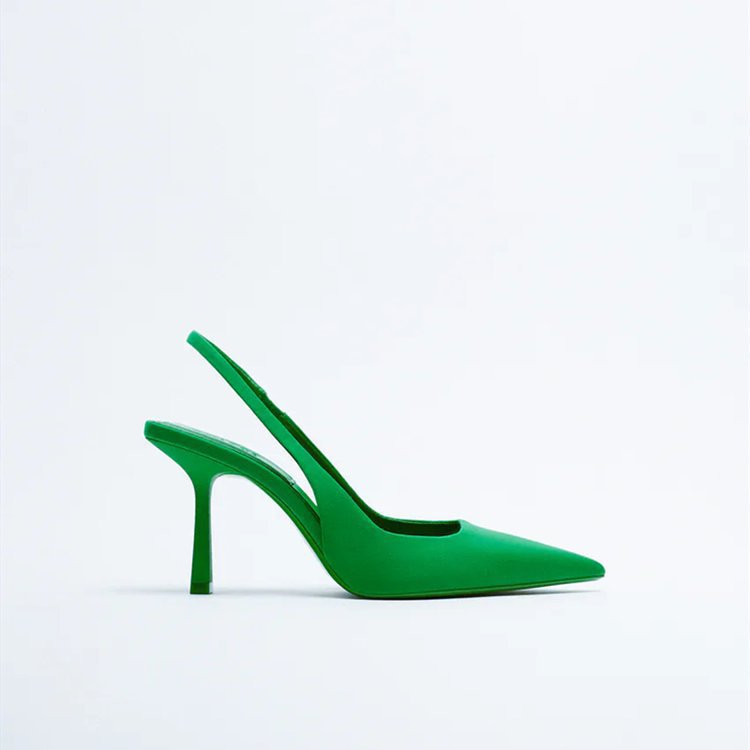 Women's Elegant Slingback Pumps with Modern Heel Design