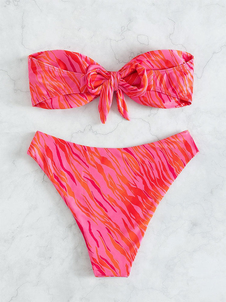 Women's Bandeau Bikini with Elegant Wrap Design EB