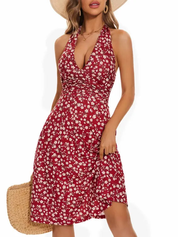 FloraChic A-Line Dress - Elena Harper
