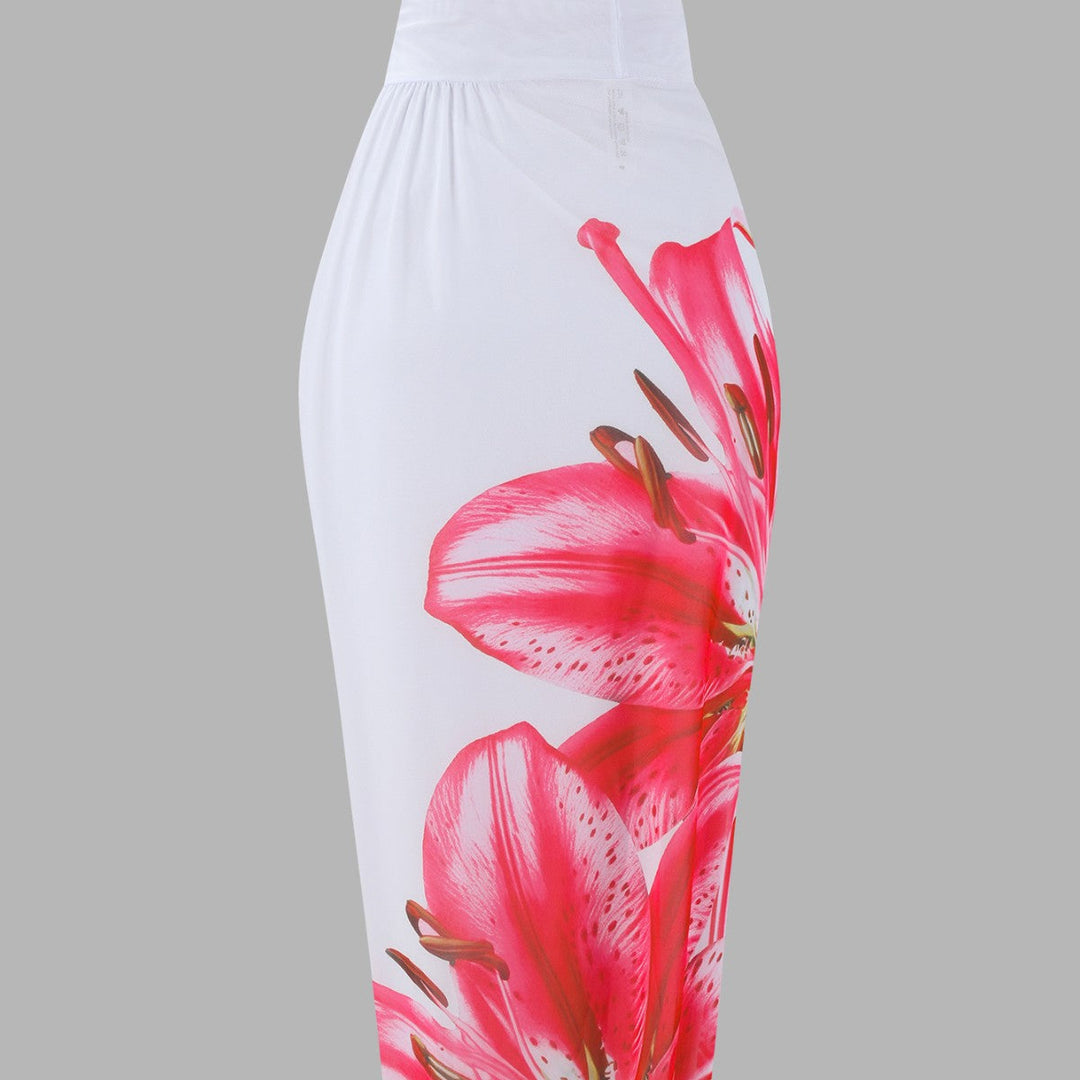 Women's Swimwear Set with Elegant Floral Pattern EB
