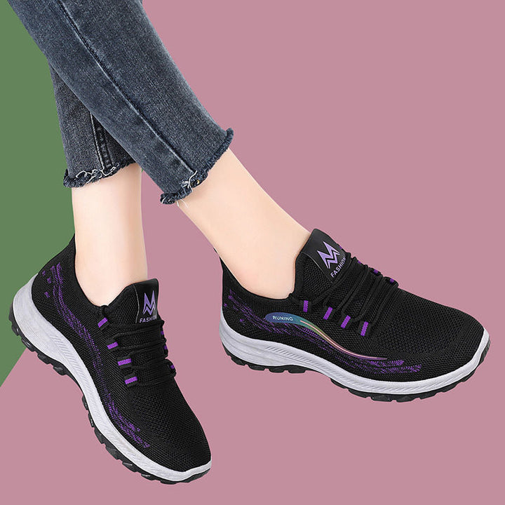 Women's Breathable Fitness Sneakers with Non-Slip Outsole EB