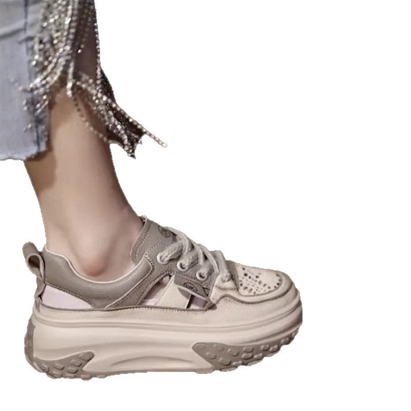 Women's Chunky Sneakers with Airy Mesh Upper and Durable Sole – Névara