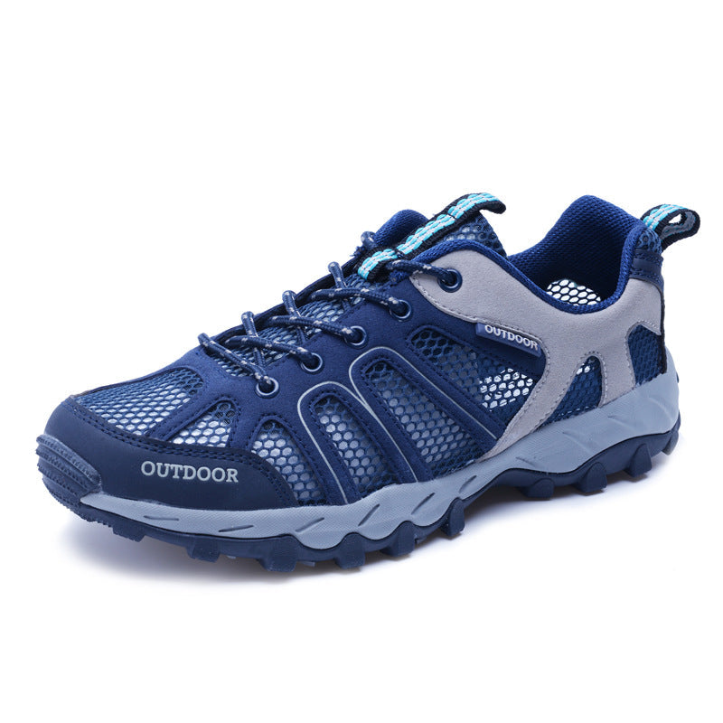 Women's Breathable Outdoor Sneakers with Non-Slip Sole and Elastic Mesh EB