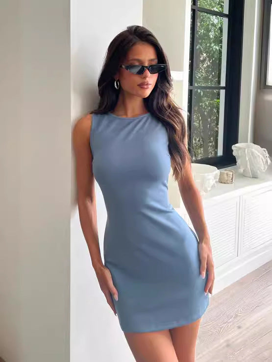 Women's Sleeveless Mini Dress EB