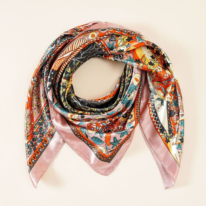 Women's Scarf with Floral Pattern