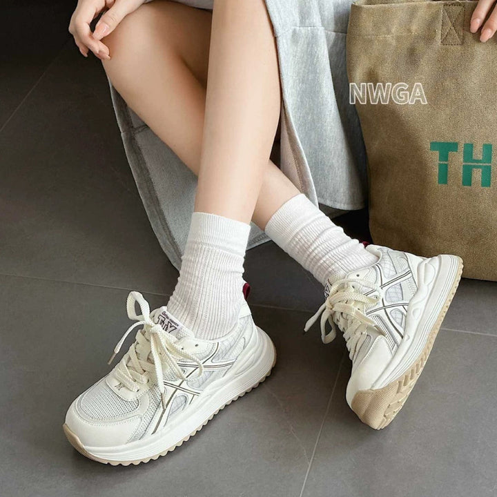 Women's Breathable Mesh Sneakers with Cushioning EB