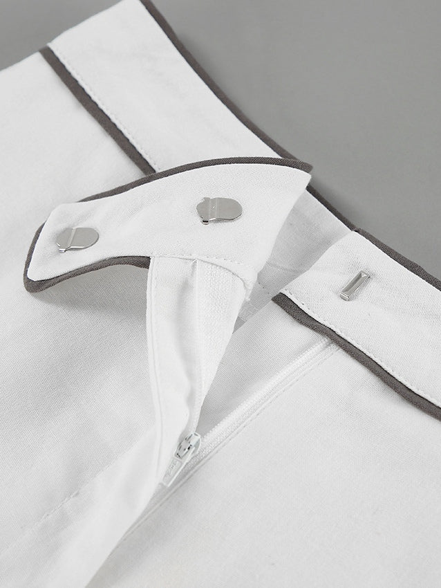 Dante Cotton and Linen Two-Piece Set - Elena Harper