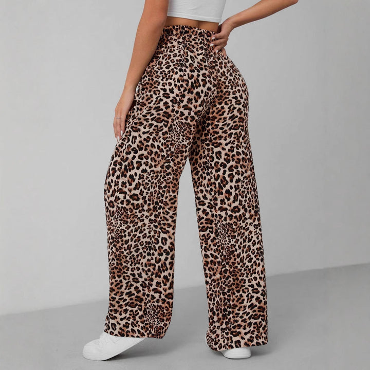 Women's Loose Fit Wide Leg Pattern Pants – Effortless Style & Comfort