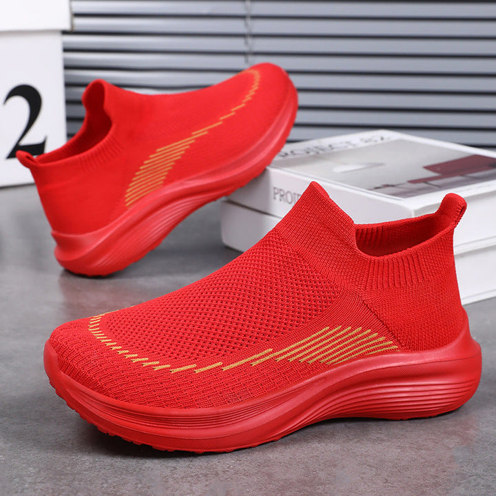 Women's Breathable Slip-On Sports Shoes with Flexible Design EB