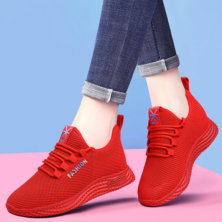 Women's Breathable Casual Shoes with Flexible Upper and Non-Slip Sole EB