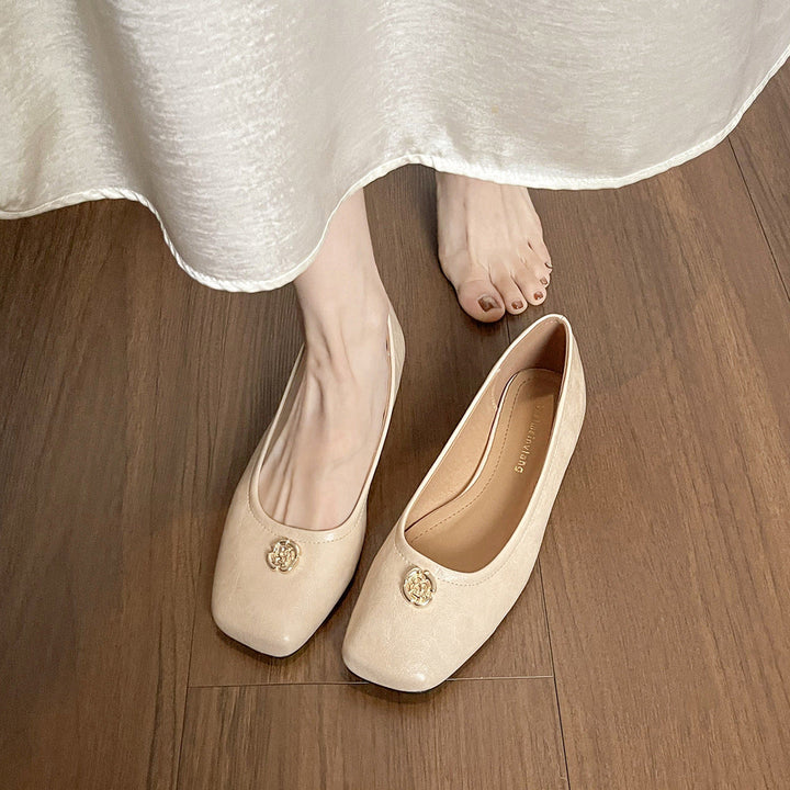 Women's Ballerinas with Decorative Jewelry Detail EB