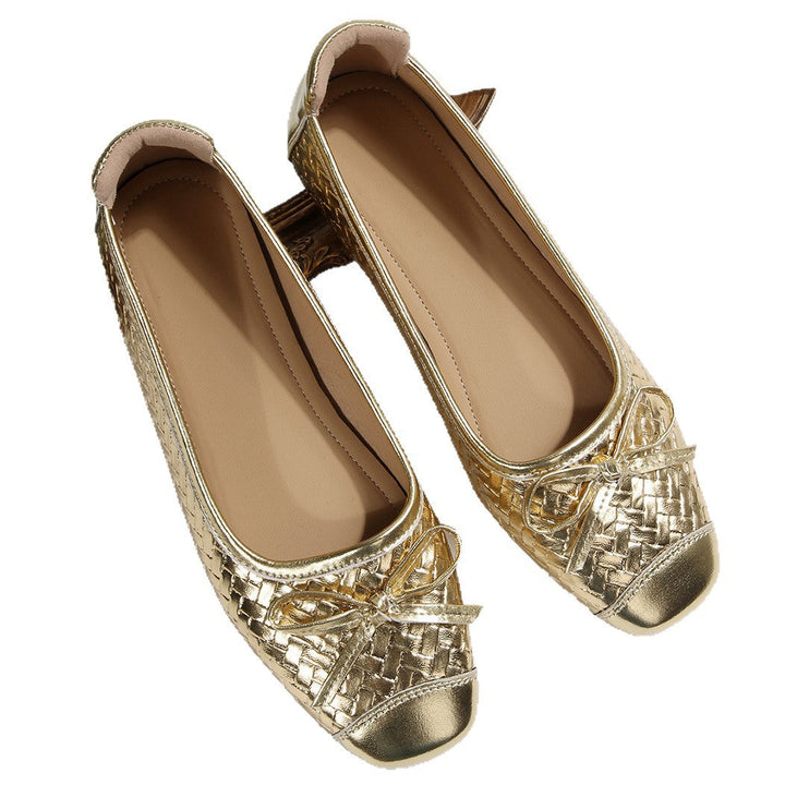 Ladies' Ballerinas Made of Luxurious Woven Upper Material with Comfortable Footbed EB