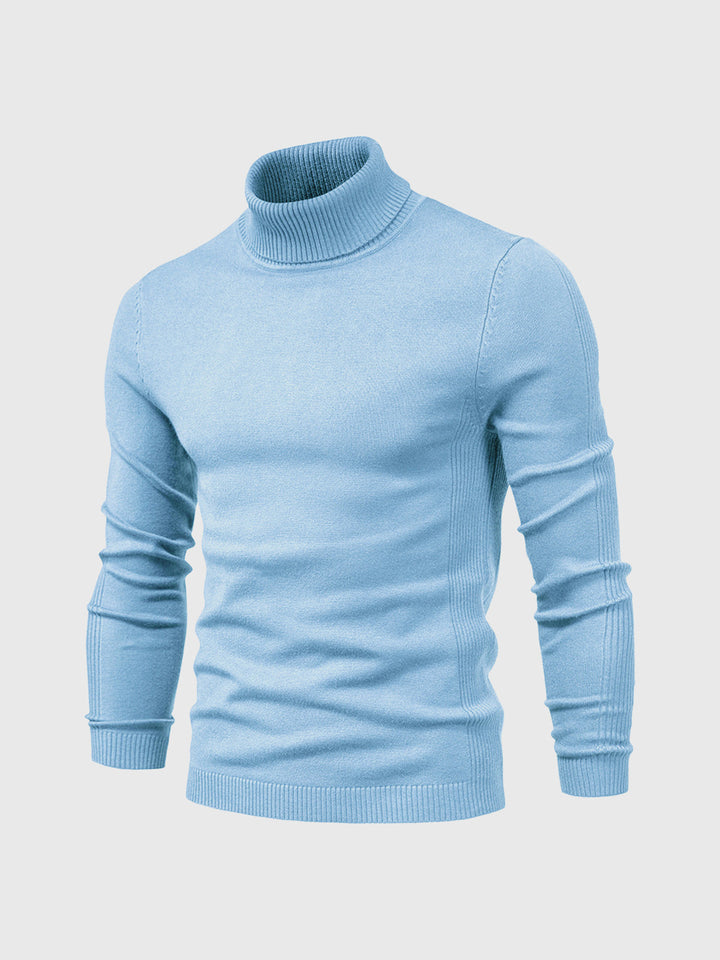 High Neck Polo Sweater