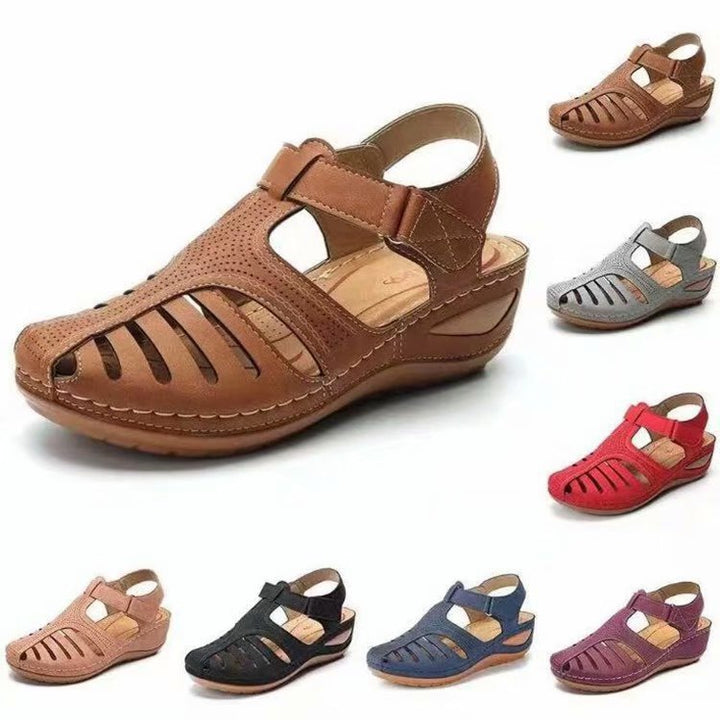 Women's Comfortable Sandals with Adjustable Strap Design and Breathable Upper Construction EB