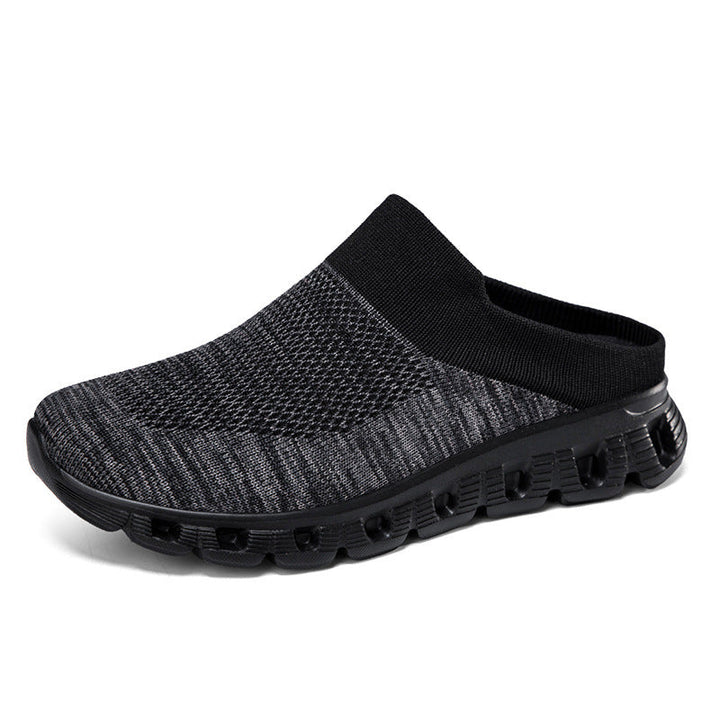 Women's Comfortable and Breathable Slippers with Elastic Knit Upper EB
