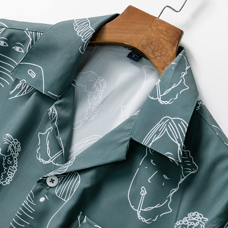 Cuban Summer Shirt for Men - Elena Harper
