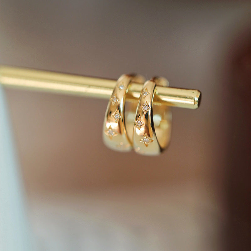 Luxury Gold & Silver Earrings