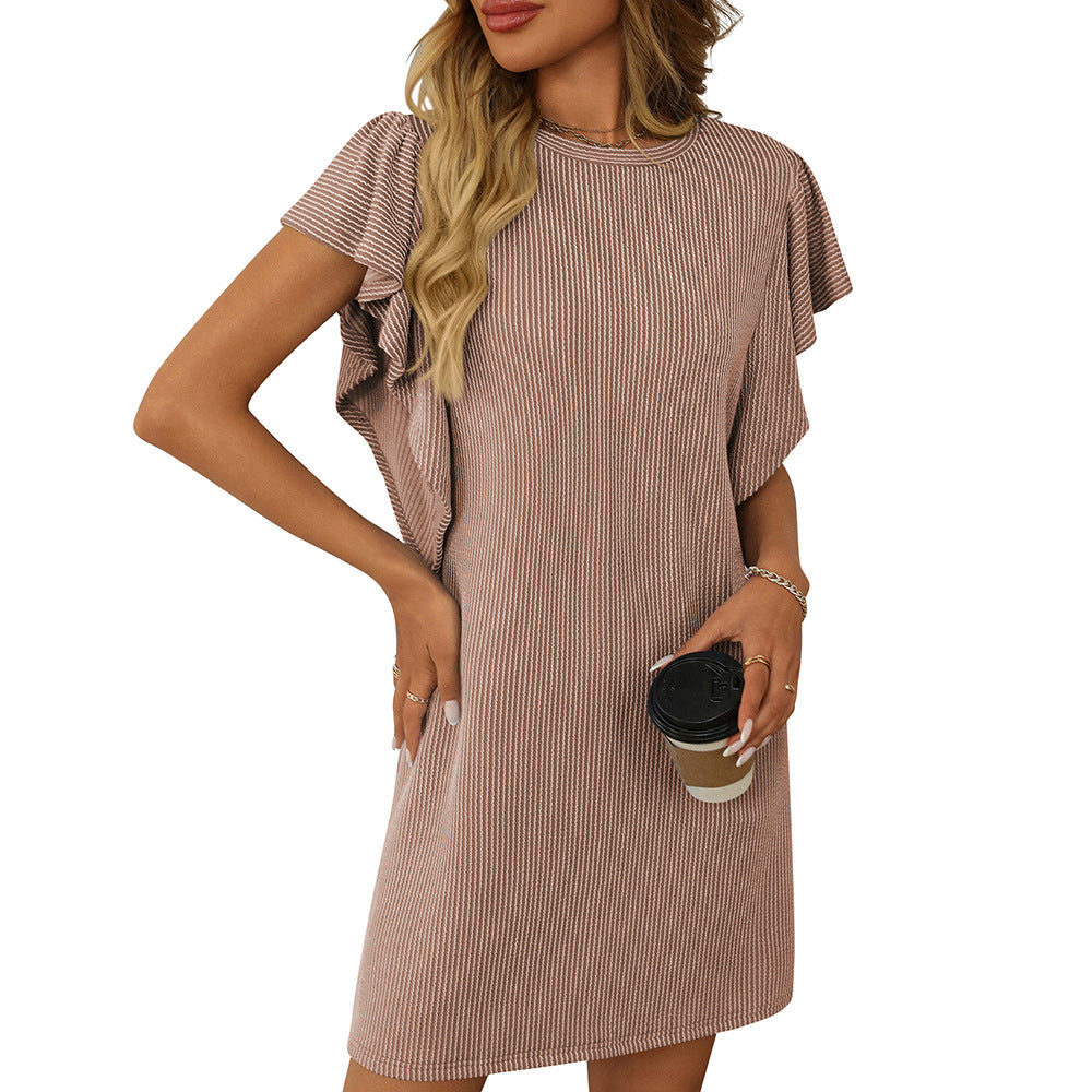 Ursula – Ruffle Sleeve Shift Dress