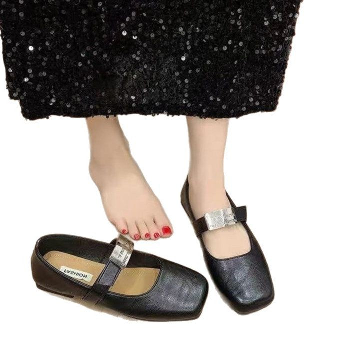 Women's Ballerinas with Fashionable Strap Decoration EB