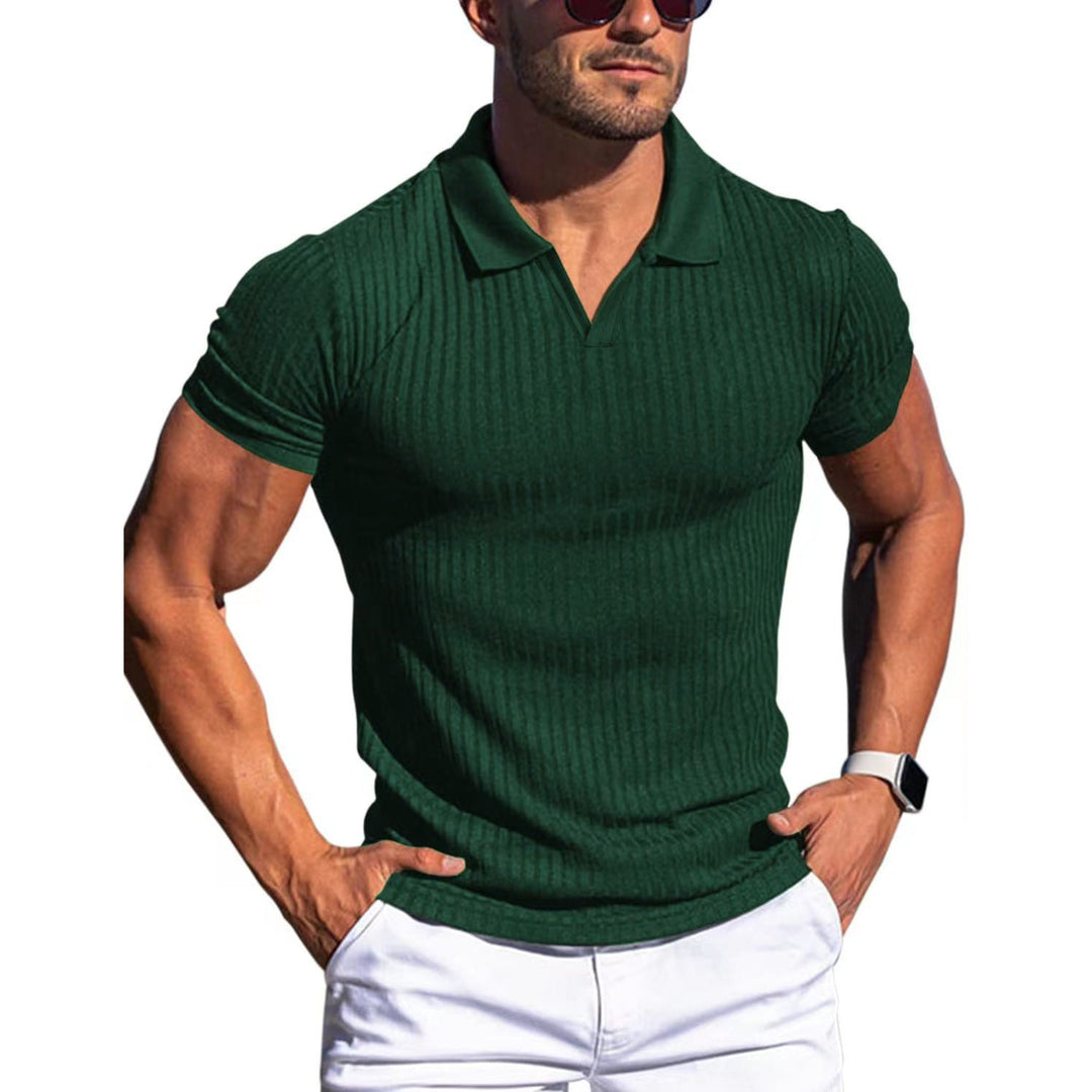 Men's Structured Short Sleeve Polo Shirt - Effortless Style