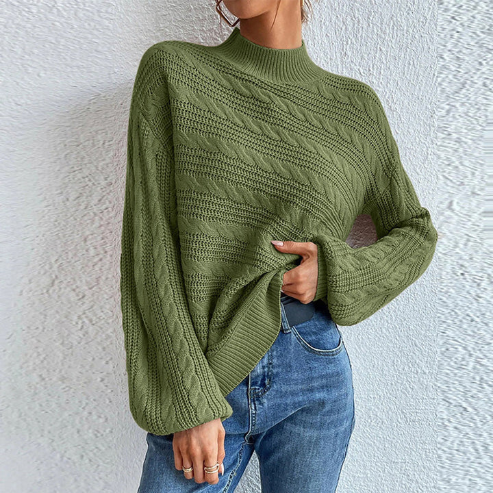 Casual Knit Pullover in Solid Color
