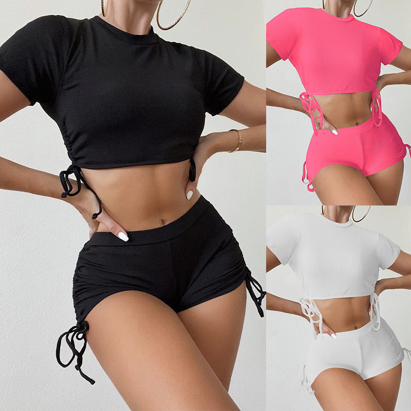 Women's Crop Top and Shorts Set Élanora - Elena Harper