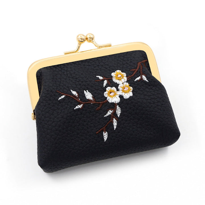 Vintage Floral Embroidered Wallet