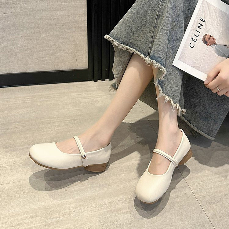 Ladies' Ballerinas with Adjustable Strap and Comfort Sole EB