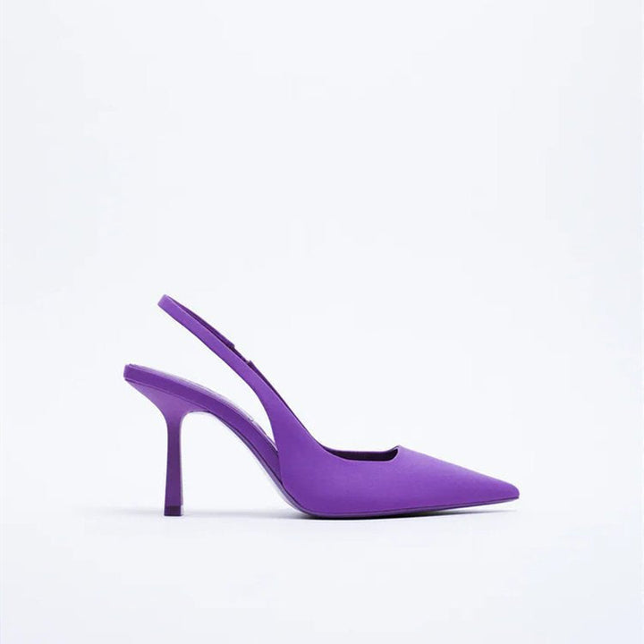 Women's Elegant Slingback Pumps with Modern Heel Design