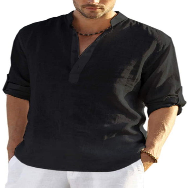 Summer Linen Shirt for Men - Elena Harper
