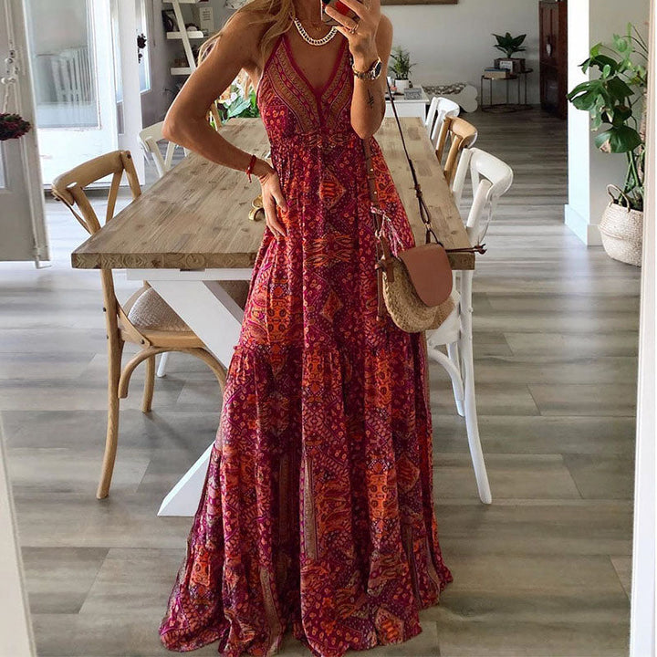 Kairi Boho Sleeveless Dress - Elena Harper