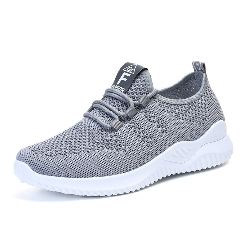 Women's Breathable Lightweight Sneakers with Elastic Upper EB