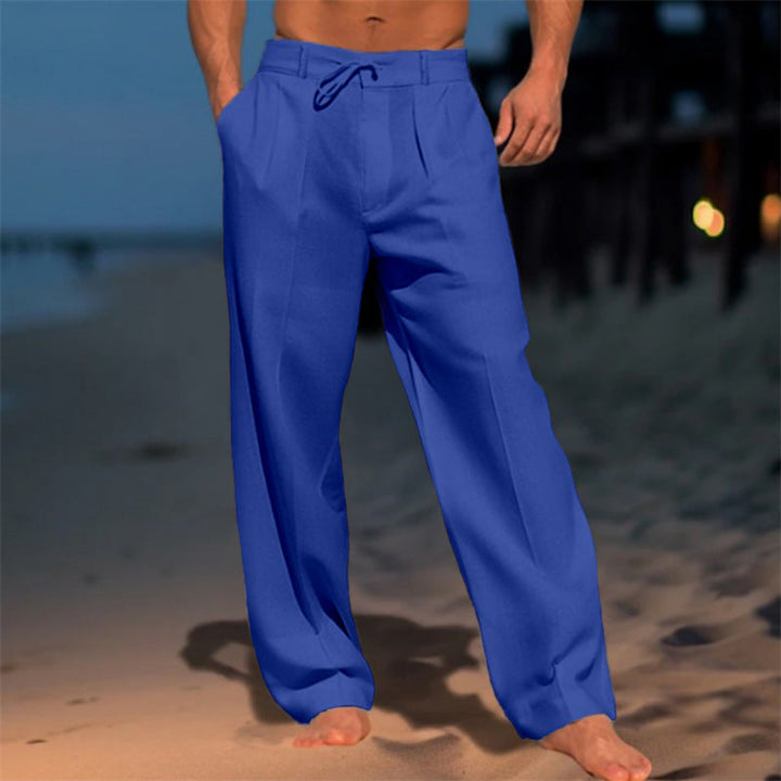 LAURENT MONACO | CLASSIC LINEN PANTS FOR MEN