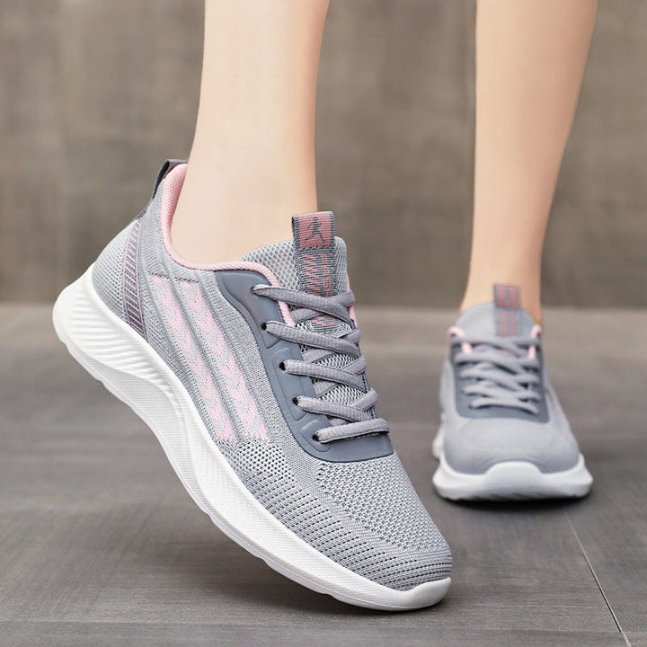 Women's Breathable Running Shoes with Flexible Mesh Upper EB