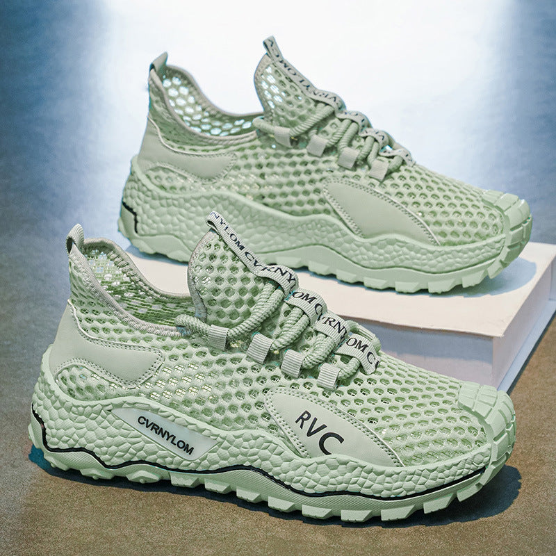 Women's Breathable Casual Sneakers with Textured Upper EB
