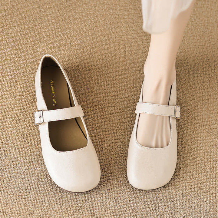 Ladies' Ballerinas with Adjustable Strap and Comfortable Lining EB