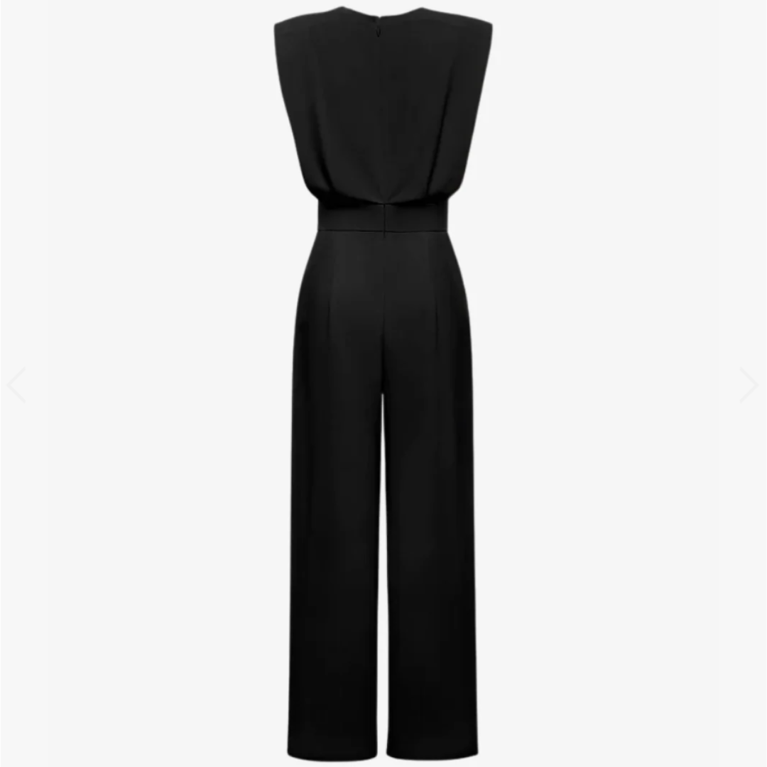 Uarutara Elegant Jumpsuit with Belt, view 5 - Elena Harper