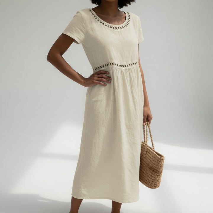 MODERN EMBROIDERED DRESS FOR WOMEN