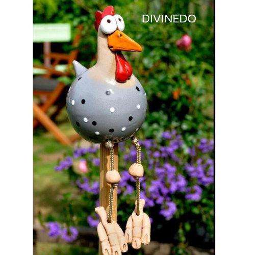 DIVINEDO™ | Ceramic Chicken Garden Decor