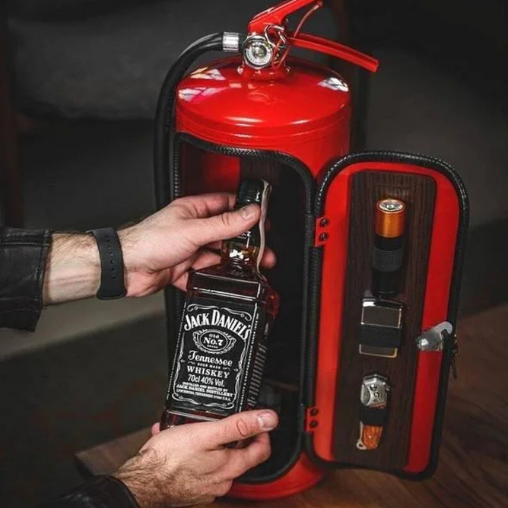 Discreet Fire Extinguisher Mini Bar - Secret Storage