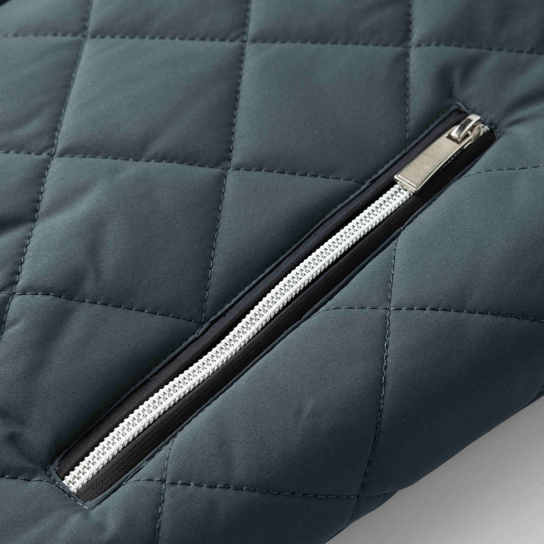 Hristo - Diamond Pattern Fleece Lined Jacket