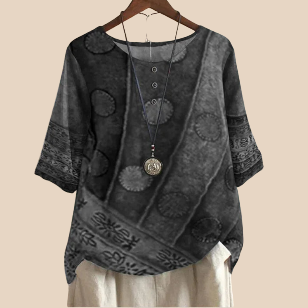 Valarie Colorful Bohemian Top - Elena Harper