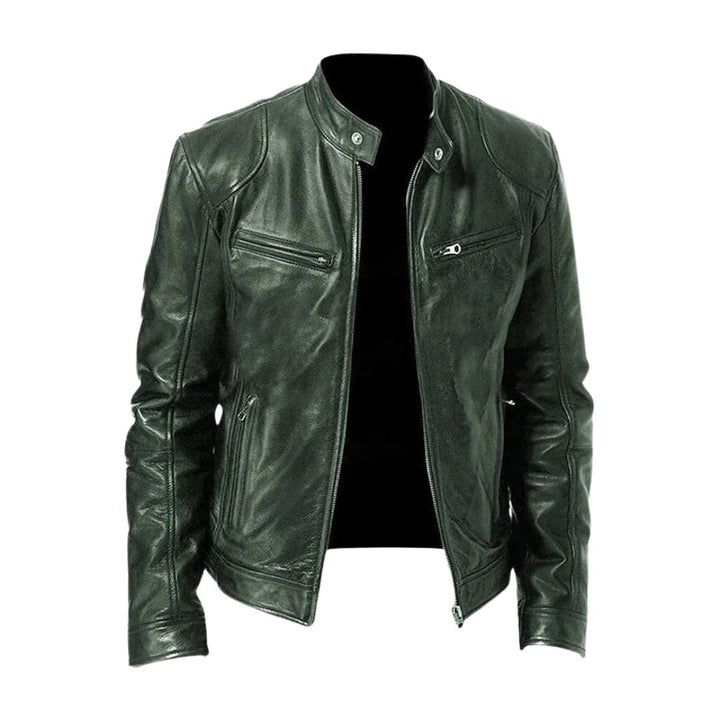 LAURENT MONACO | SLIM FIT HIGH COLLAR JACKET FOR MEN