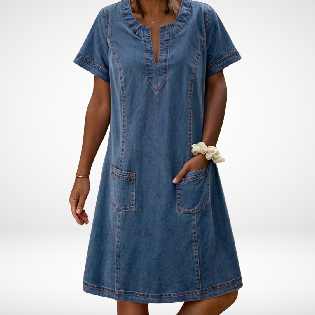 Nicole | Women's Casual Winter Dress with Pockets